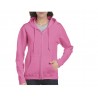 Sweat capuche grand zip femme vierge ou à personnaliser