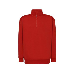 Sweat col zippé vierge ou à personnaliser