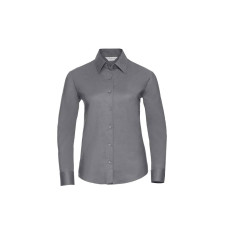 Ladies' Long Sleeve Tailored Oxford Shirt personnalisé