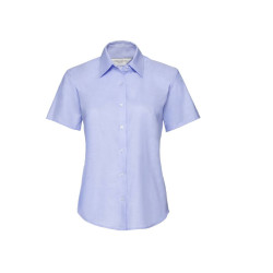Ladies' Short Sleeve Tailored Oxford Shirt personnalisé