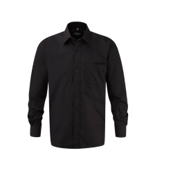 Men'S Long Sleeve Classic Pure Cotton Poplin Shirt personnalisé