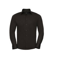 Men'S Long Sleeve Fitted Stretch Shirt personnalisé