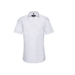 Men'S Short Sleeve Fitted Ultimate Stretch Shirt personnalisé