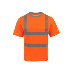 T-Shirt Polycoton Haute visibilité personnalisé