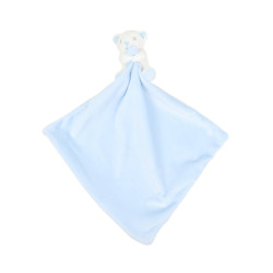 Doudou avec hochet vierge ou à personnaliser