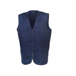 Gilet multi-poches polycoton personnalisé
