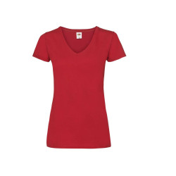 Tee-shirt col V femme valueweight vierge ou à personnaliser - Express et pas cher