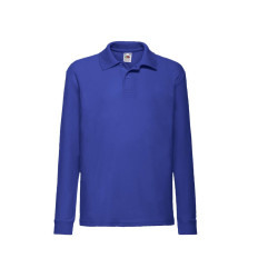 Polo enfant manches longues vierge ou à personnaliser