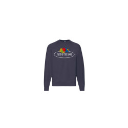 Sweat col rond unisexe logo Fruit of the Loom personnalisé