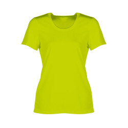 Tee-shirt respirant femme sans étiquette de marque vierge ou à pe