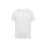 Tee-shirt unisexe col large vierge ou à personnaliser - Express et pas cher