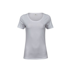 T-shirt stretch col rond vierge ou à personnaliser - Express et pas cher