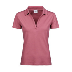 Polo stretch col V femme Bio vierge ou à personnaliser
