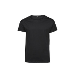 T-shirt manches retroussées vierge ou à personnaliser - Express et pas cher