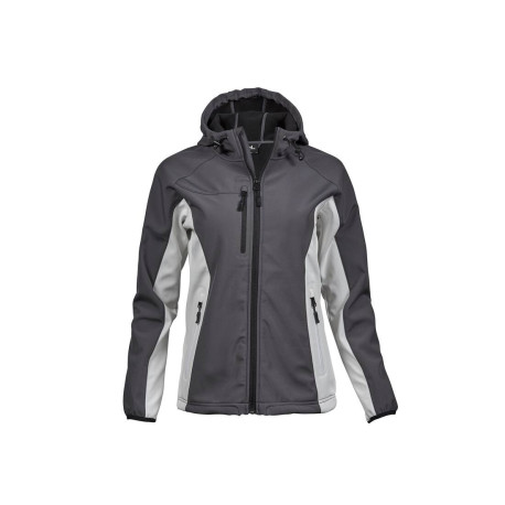 Veste Softshell à capuche 3 couches femme personnalisé