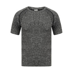 T-shirt manches courtes sans couture homme vierge ou à personnali
