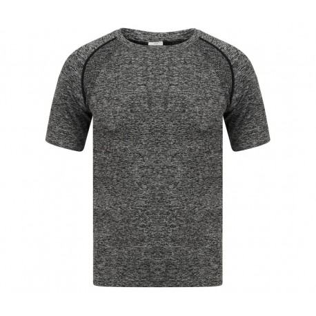 T-shirt manches courtes sans couture homme vierge ou à personnali