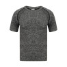 T-shirt manches courtes sans couture homme vierge ou à personnali