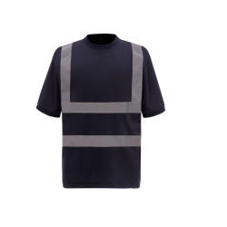 T-shirt manches courtes haute visibilité vierge ou à personnaliser