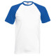 T-shirt de baseball bicolore personnalisé