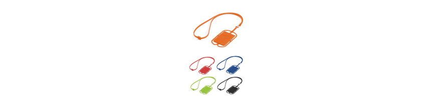 Tour de cou porte téléphone personnalisé 