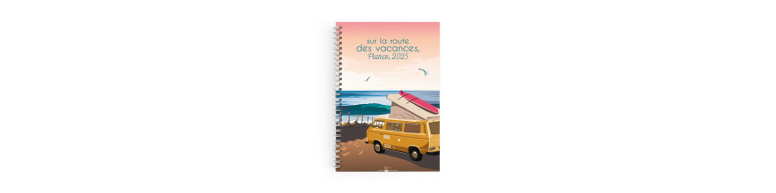 Carnet spirale 2025/2026 personnalisé